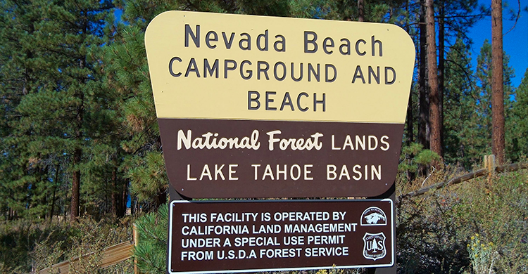 Lake Tahoe RV Parks - Nevada Beach