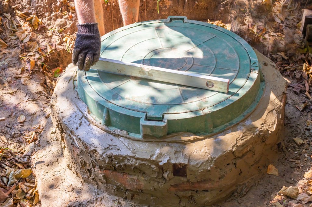 RV Park septic system tank cover