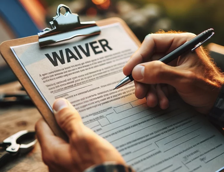 creating a waiver for a campground or Rv Park