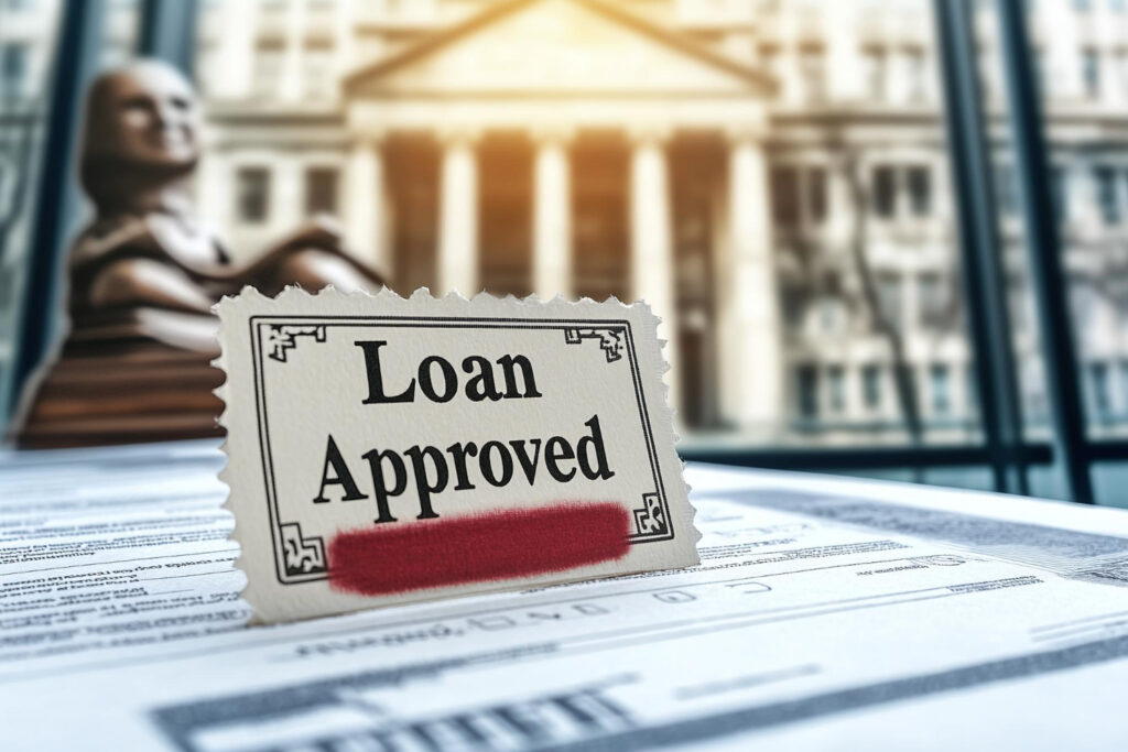 an image of a loan apporved for campground