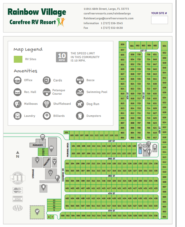 Rainbow Village Largo RV Resort (Age Restricted 55+) 4 Photos, 1