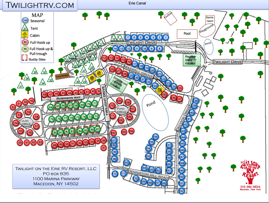 Twilight on the Erie RV park 2 Photos Macedon, NY RoverPass