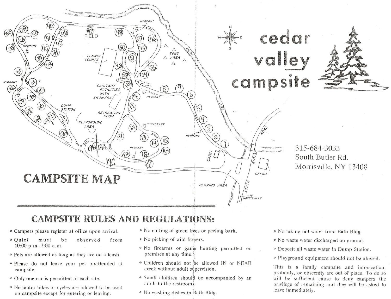 Cedar Valley Campsites - 3 Photos - Morrisville, NY ...