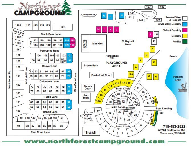 Northforest Campground 1 Photos Tomahawk, WI RoverPass