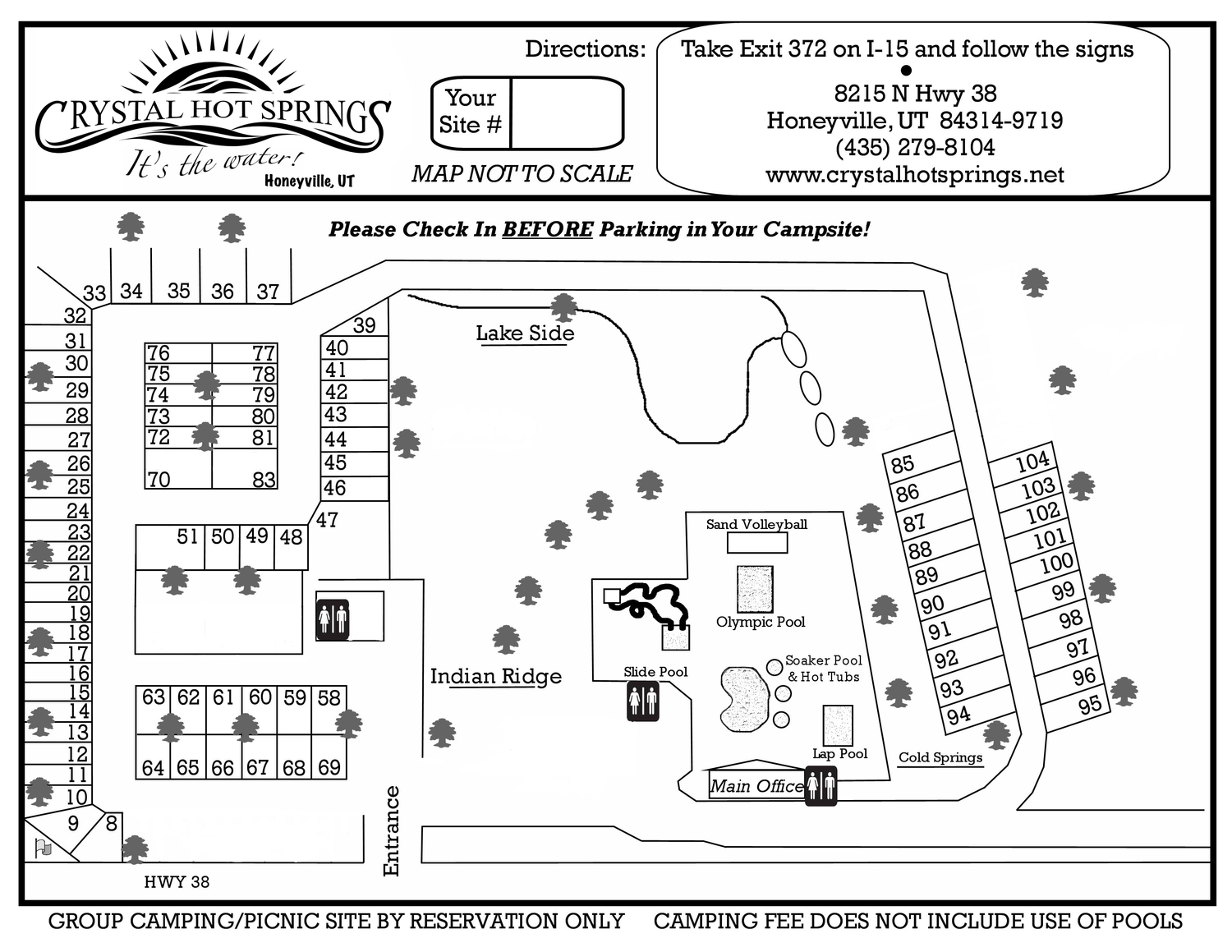 Crystal Hot Springs RV Park 3 Photos, 1 Reviews Honeyville, UT