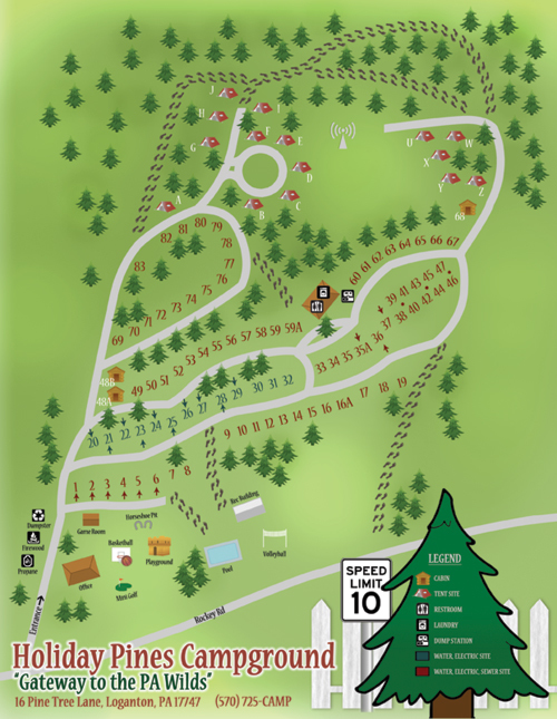 Holiday Pines Campground 2 Photos, 1 Reviews Loganton, PA