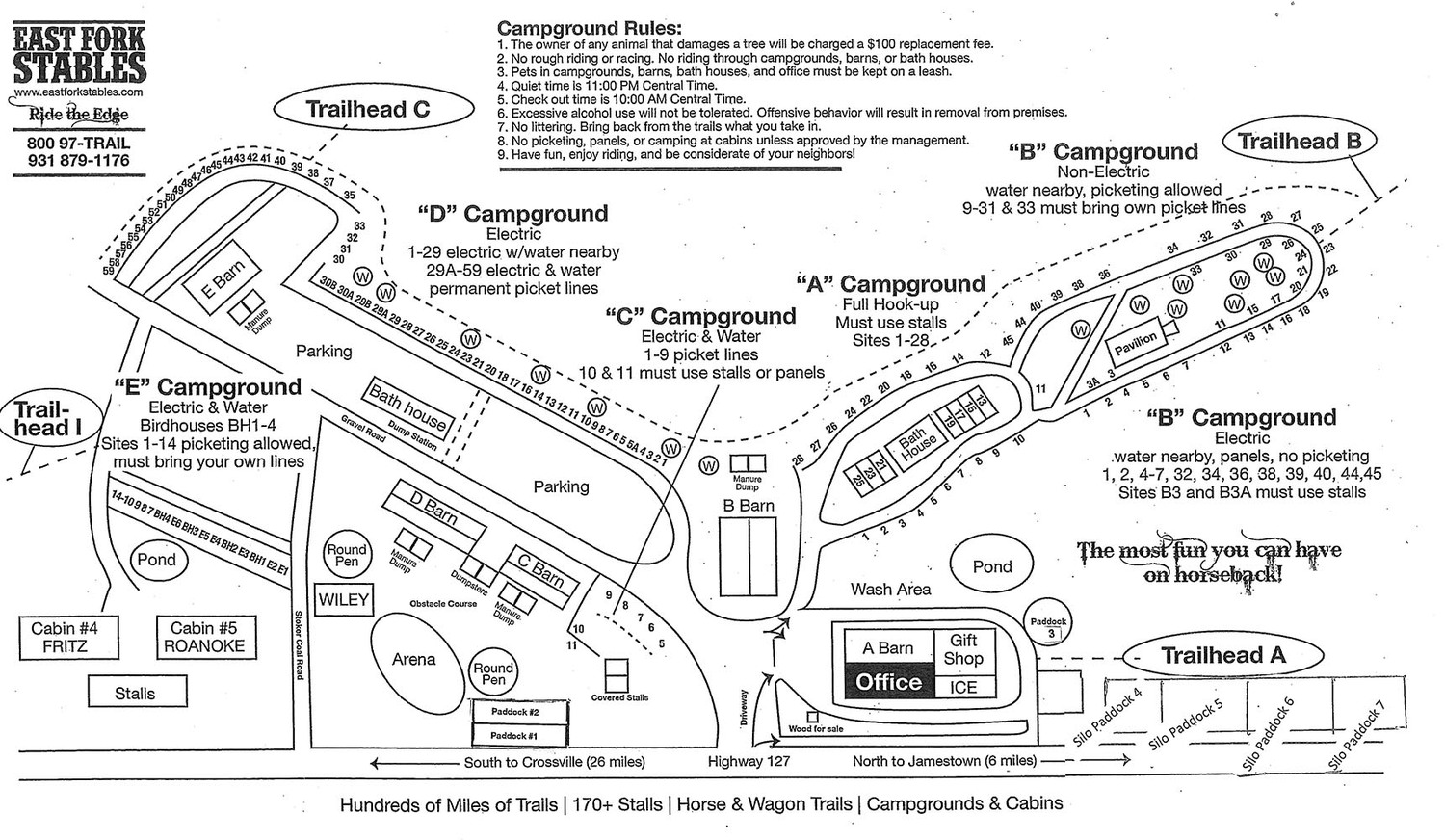 East Fork Resort & Stables 11 Photos Jamestown, TN RoverPass