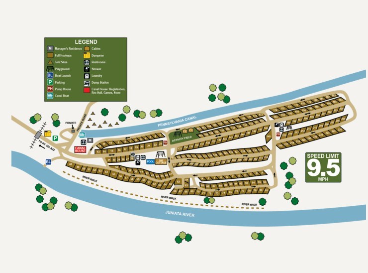 Waterside Campground 5 Photos Lewistown, PA RoverPass