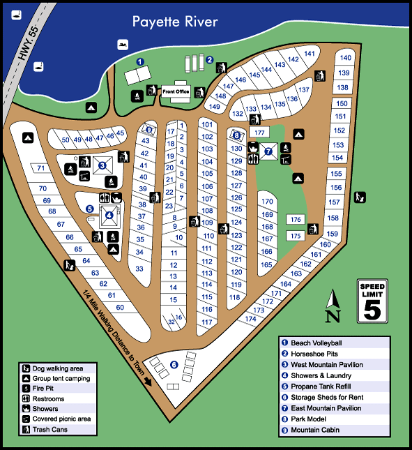 Water's Edge RV Resort 5 Photos Cascade, ID RoverPass