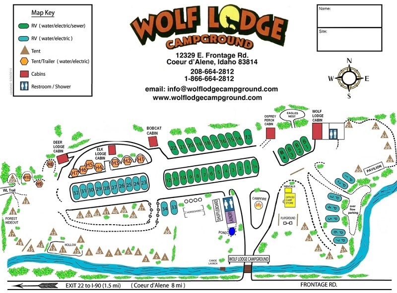 Wolf Lodge Campground - 3 Photos, 1 Reviews - Coeur d'Alene, ID