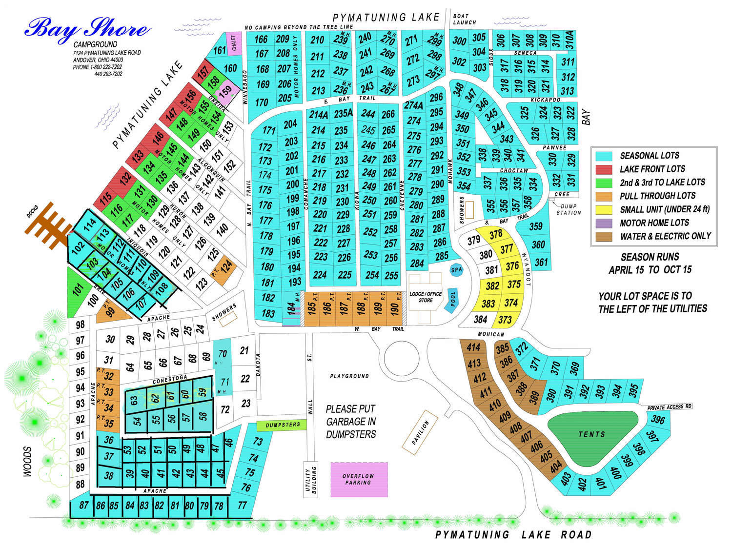 Pymatuning State Park Campground Map Bay Shore Family Campground - 5 Photos, 3 Reviews - Andover, Oh -