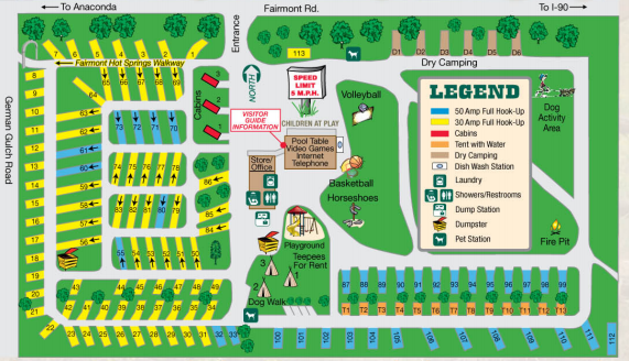 Fairmont Rv Resort Map Fairmont Rv Park - 9 Photos, 2 Reviews - Anaconda, Mt - Roverpass