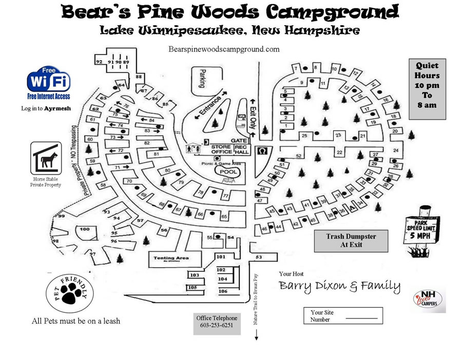 Bear's Pine Woods Campground 3 Photos Moultonborough, NH