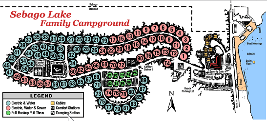 Sebago Lake State Park Campground Map Sebago Lake Family Campground - 3 Photos - Standish, Me - Roverpass