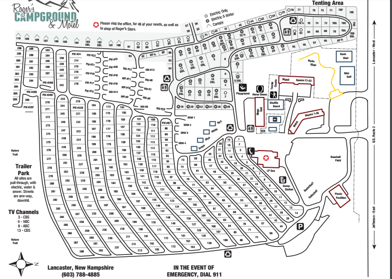 Roger's Campground 3 Photos Lancaster, NH RoverPass