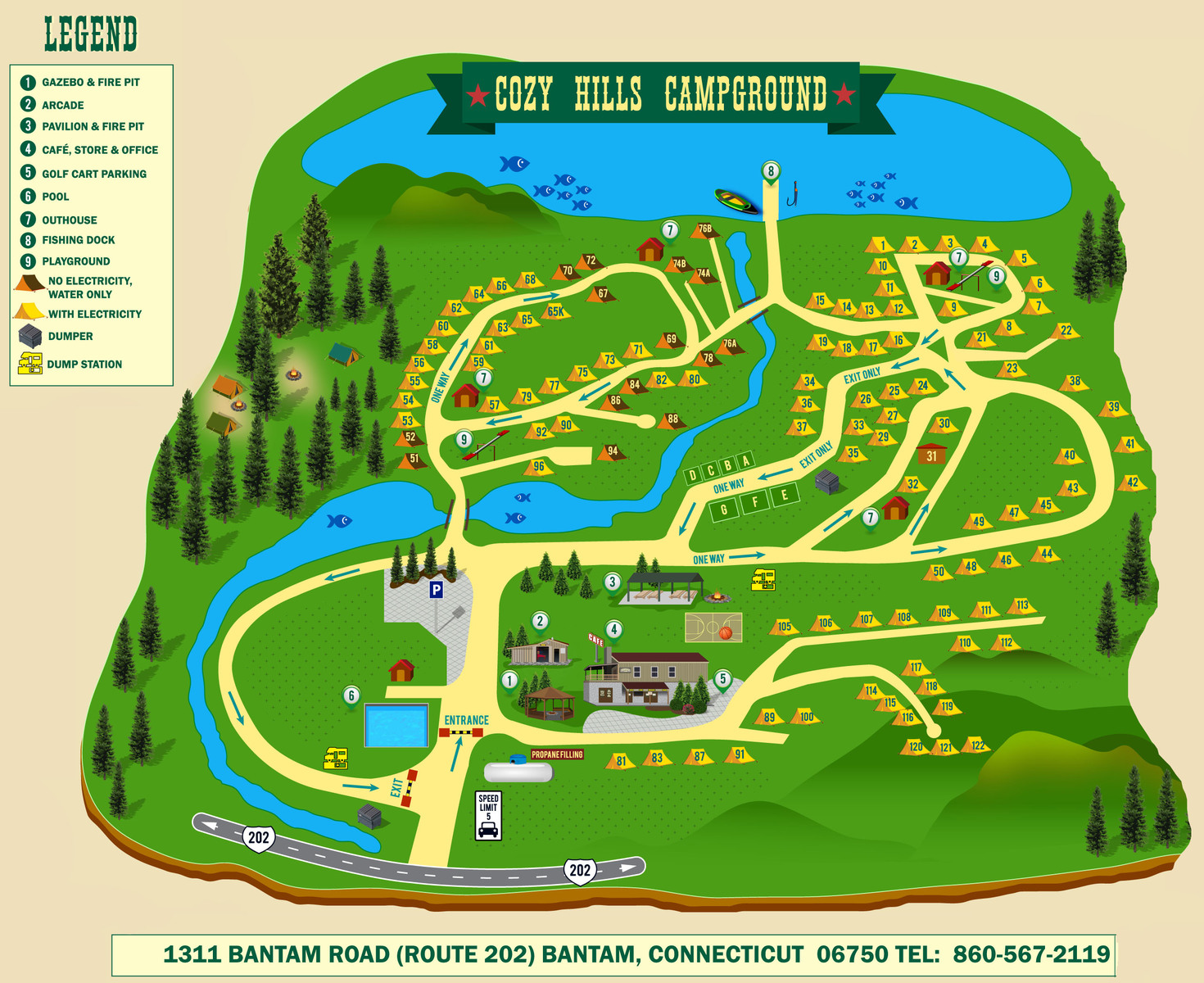 Cozy Hills Campground 4 Photos Bantam, CT RoverPass