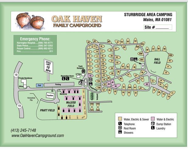 Oak Haven Family Campground - 3 Photos, 1 Reviews - Wales, MA