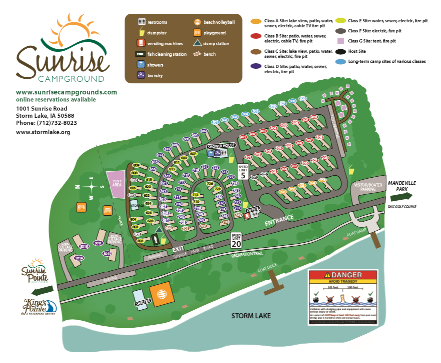 Storm Lake Sunrise Campgrounds Go Camping America