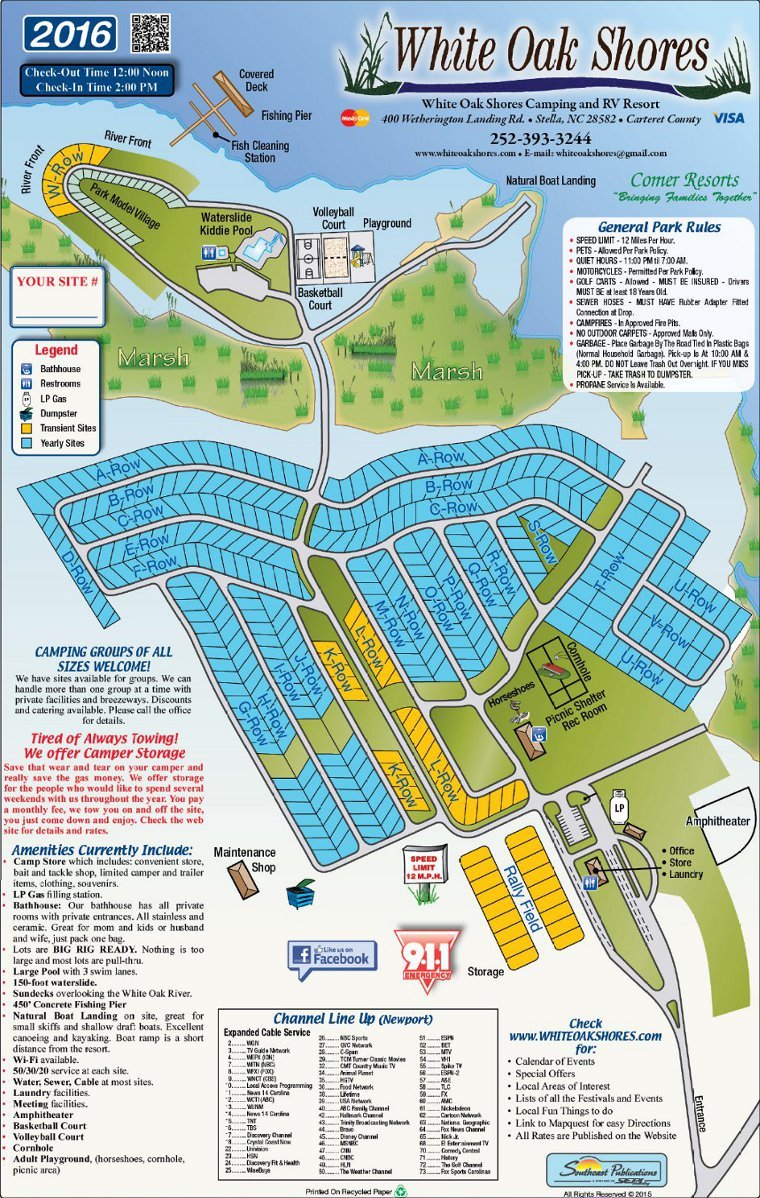 White Oak Shores Camping & RV Resort 5 Photos Stella, NC