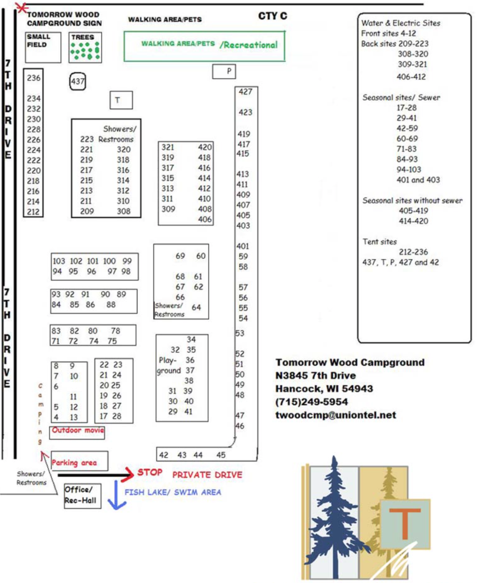 Tomorrow Wood Campground 1 Photos Hancock, WI RoverPass