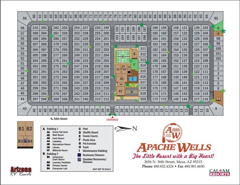 Apache Wells RV Resort (55+ park) 3 Photos Mesa, AZ RoverPass