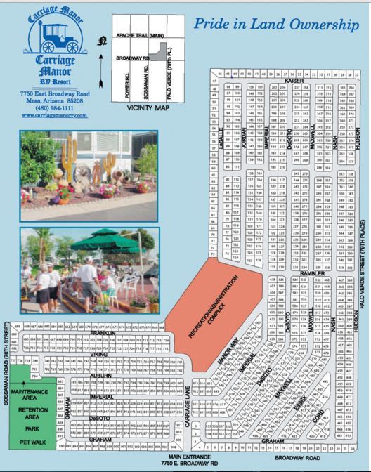 Carriage Manor RV Resort (A 55+ park) 3 Photos Mesa, AZ