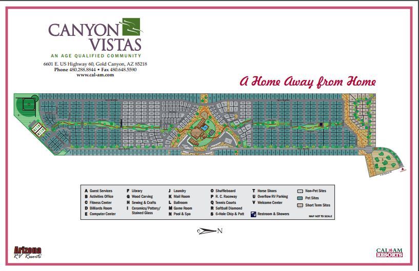 Canyon Vistas RV Resort (55+ park) 3 Photos Gold Canyon, AZ