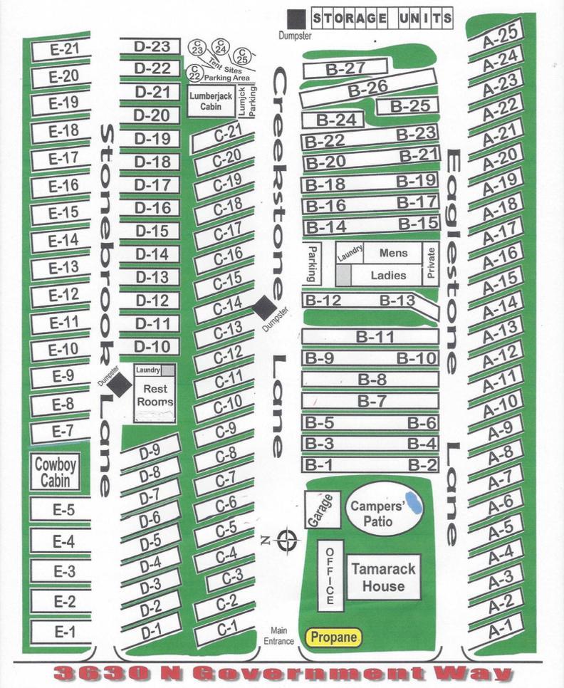 Tamarack RV Park - 3 Photos, 3 Reviews - Coeur d'Alene, ID - RoverPass