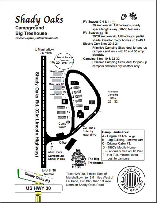 Shady Oaks RV Campground Marshalltown, IA RoverPass