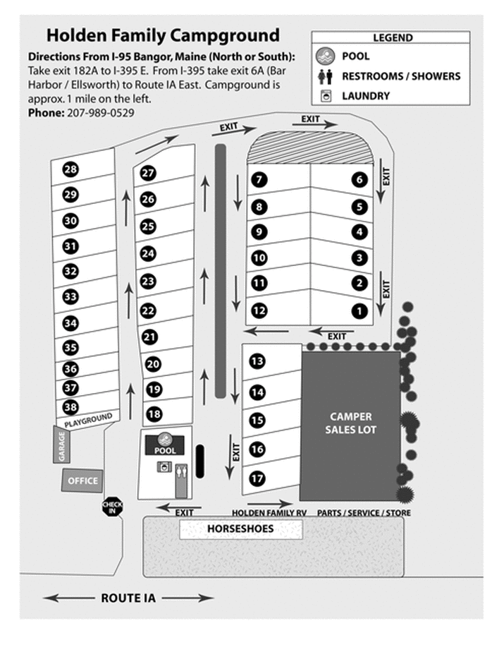 Holden Family Campground 2 Photos Holden, ME RoverPass