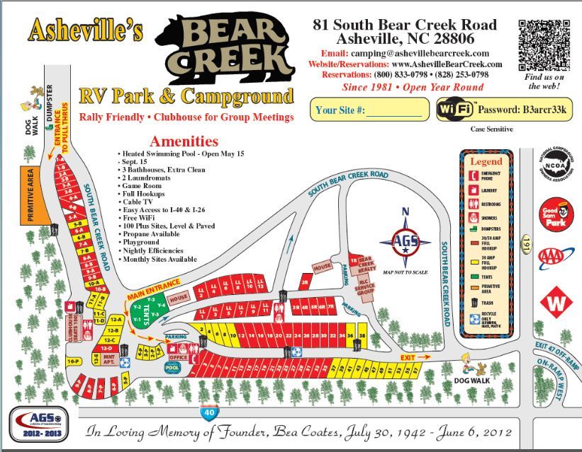 Ashevilles Bear Creek RV Park & Campground 3 Photos, 1 Reviews