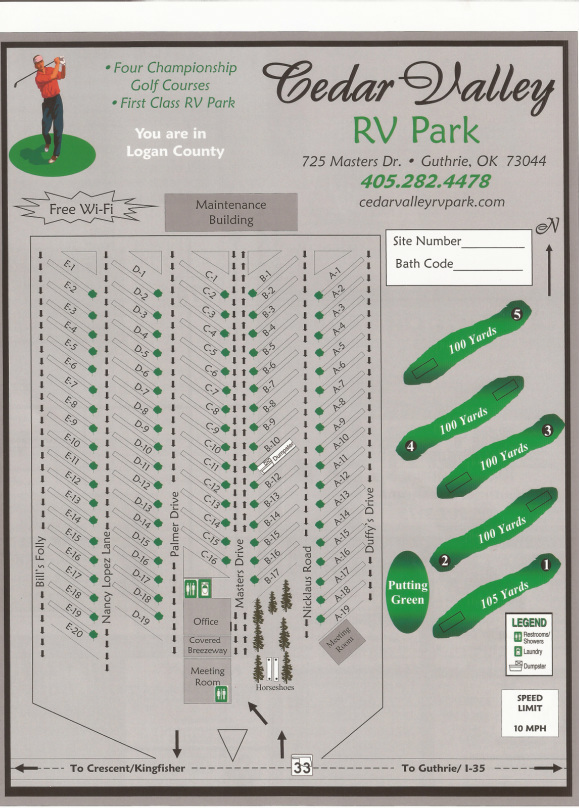 Cedar Valley RV Park 5 Photos, 2 Reviews Guthrie, OK RoverPass