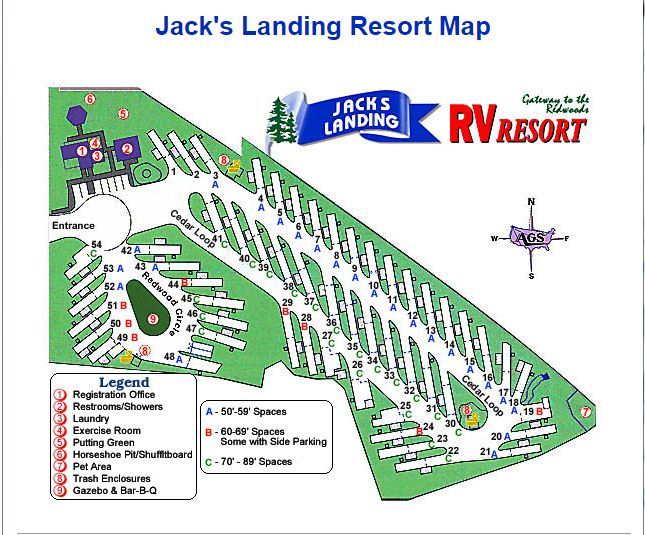 Jack's Landing RV Resort 3 Photos, 1 Reviews Grants Pass, OR