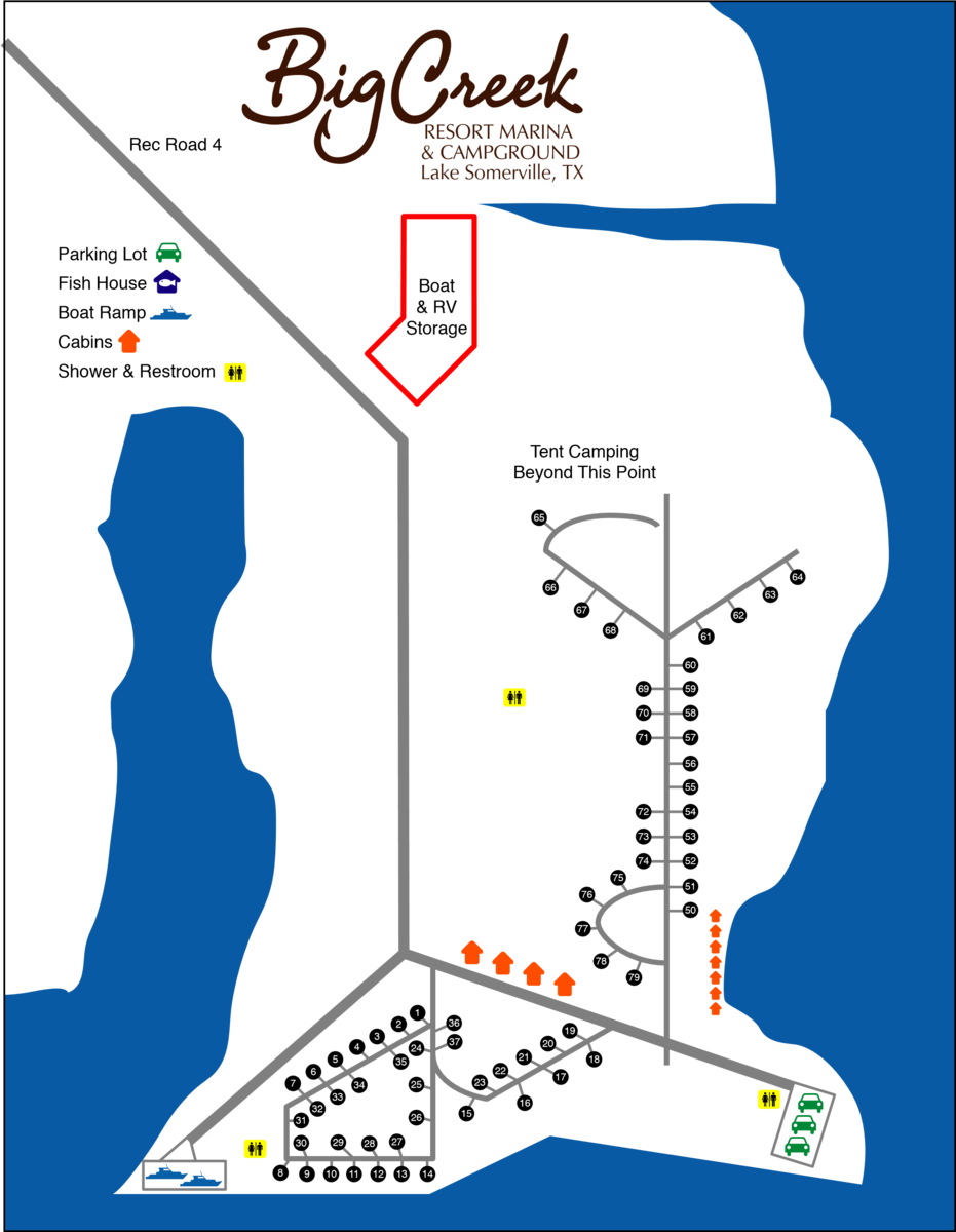 Big Creek Resort and Marina Campground 3 Photos Somerville, TX