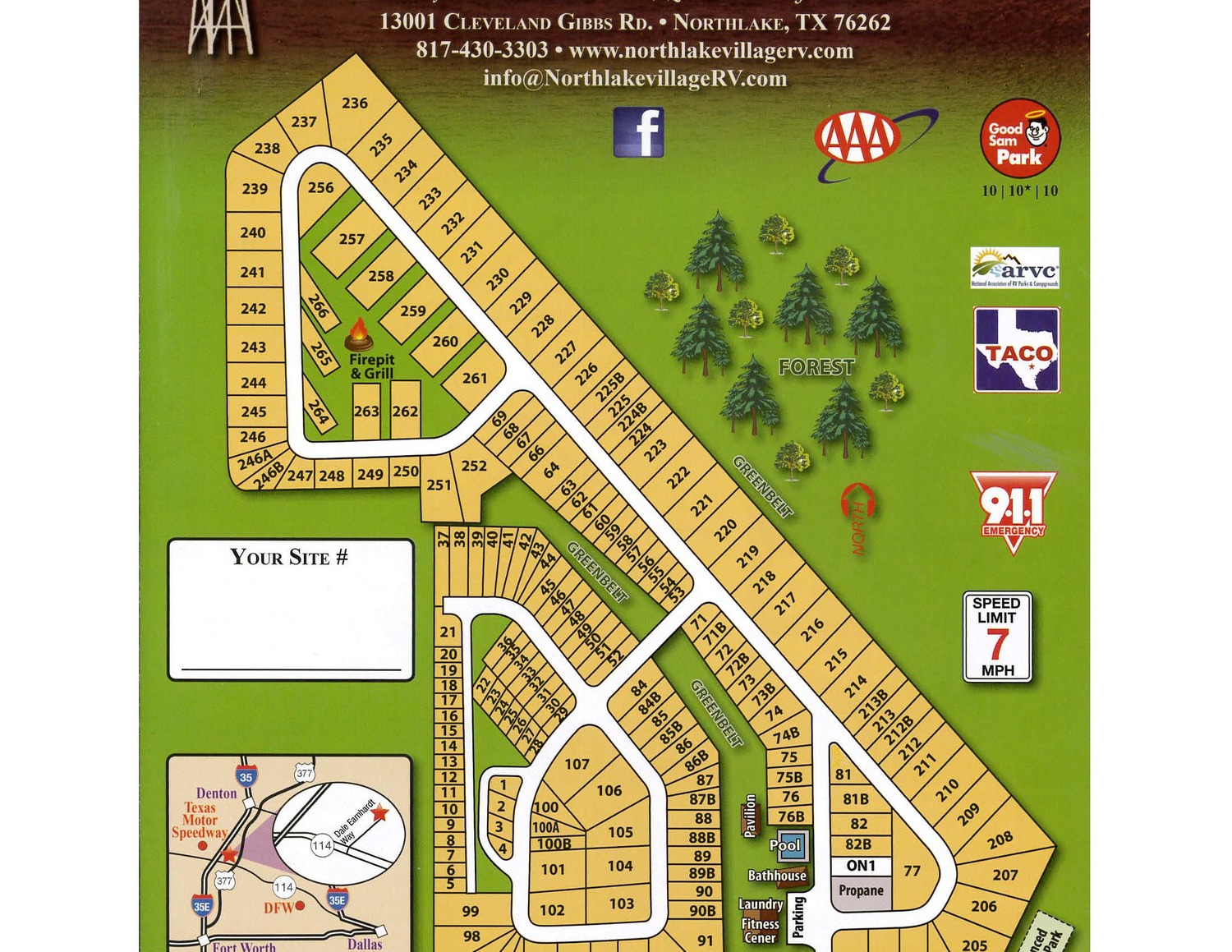 Northlake Village RV Park 16 Photos, 1 Reviews Roanoke, TX