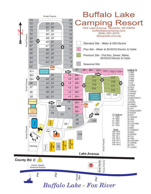 Buffalo Lake Camping Resort 3 Photos Montello, WI RoverPass