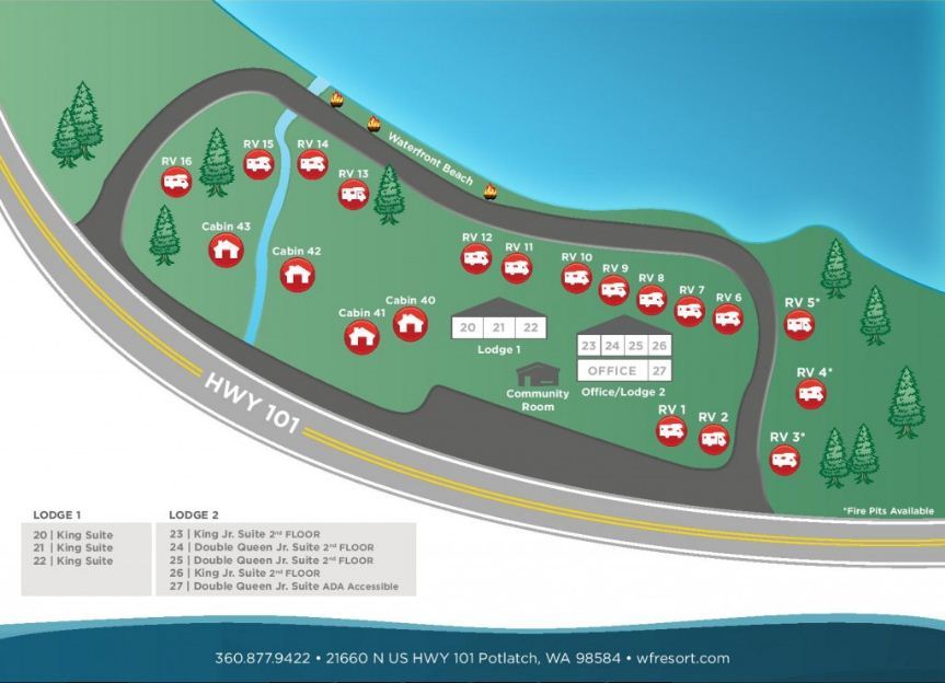 The Waterfront at Potlatch 3 Photos, 1 Reviews Skokomish, WA