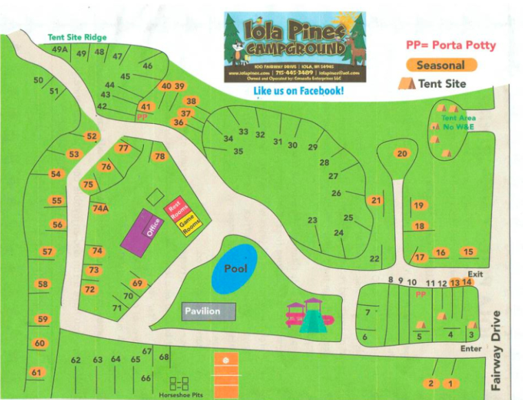 Iola Pines Campground 4 Photos, 2 Reviews Iola, WI RoverPass