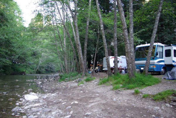 Riverside Campground   Cabins Big Sur Ca 2