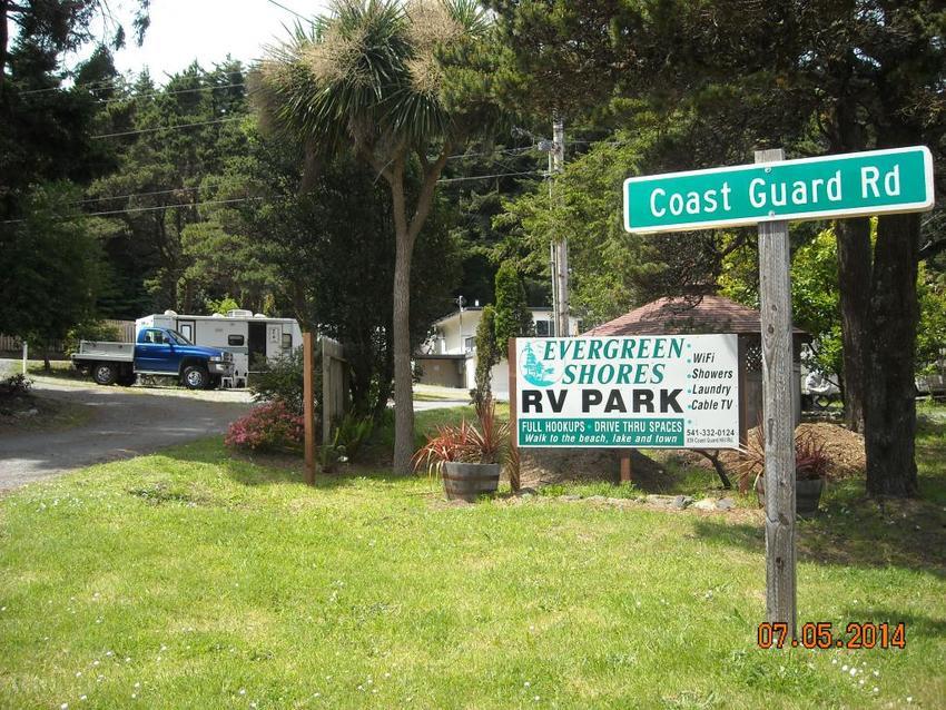 Evergreen Shores Rv Park Port Orford Or 0
