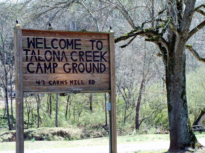 Talona Creek Campground Talking Rock Ga 0