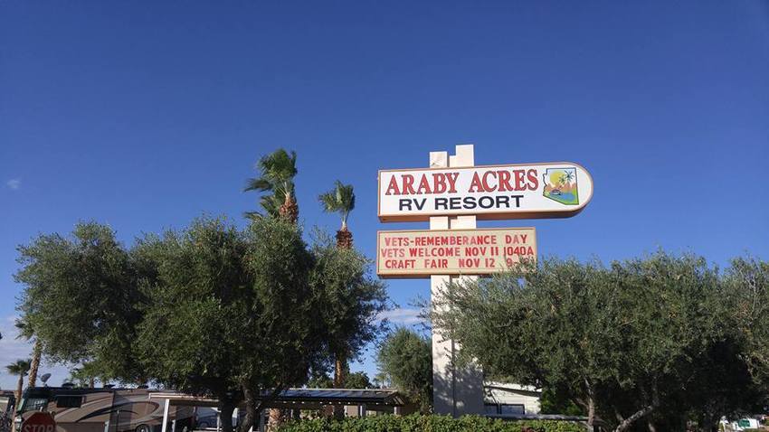 Araby Acres Rv Resort  55  Park  Yuma Az 0