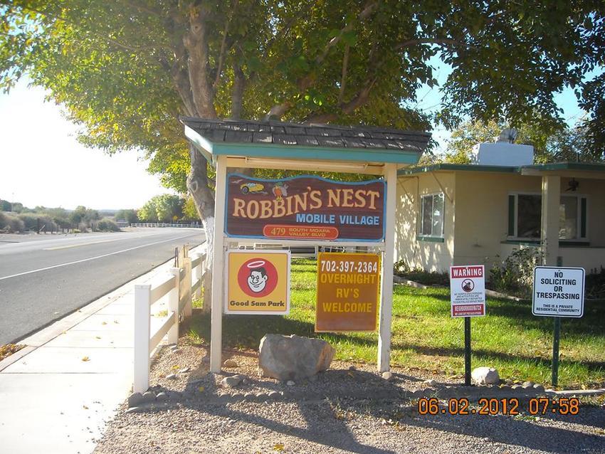 Robbins Nest Mobile Home Community   Rv Park Overton Nv 0