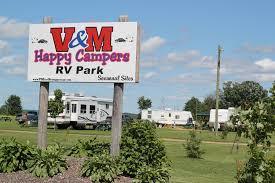 V   M Happy Campers Rv Park Rice Lake Wi 0