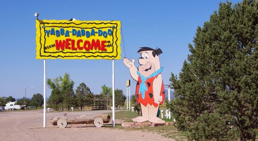 The Flintstones Bedrock City Campground Williams Az 4