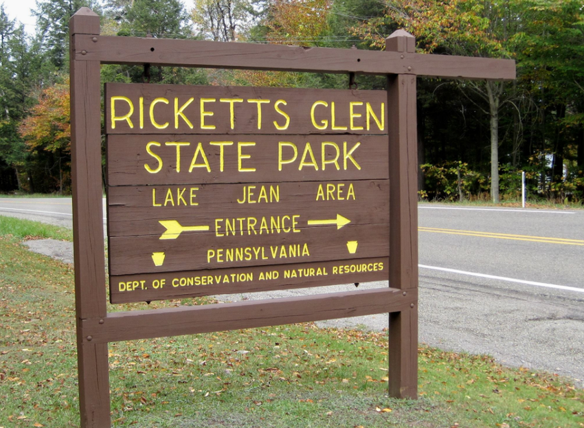 Ricketts Glen State Park Red Rock Pa