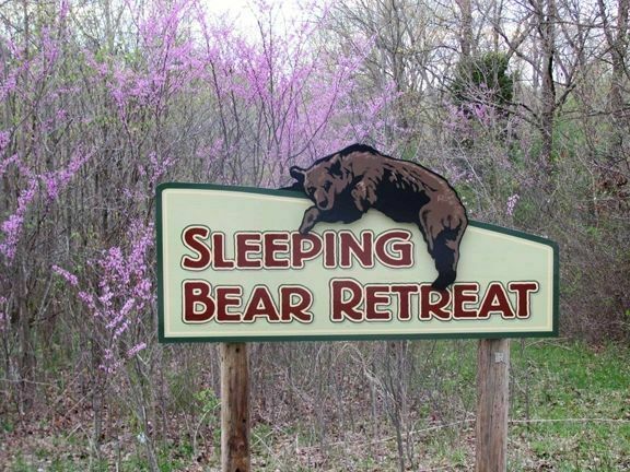 Sleeping Bear Retreat Sign