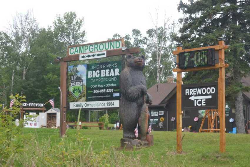 Union River S Big Bear Campground Ontonagon Mi 1