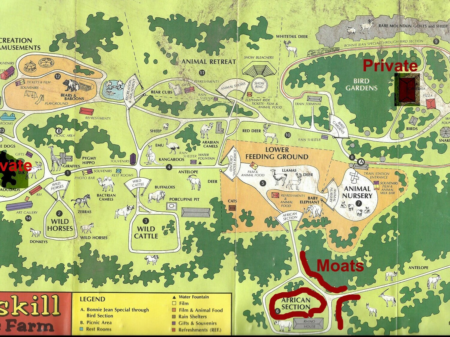 The Old Catskill Game Farm Abandoned Zoo Fido's Vineyard 5 Photos