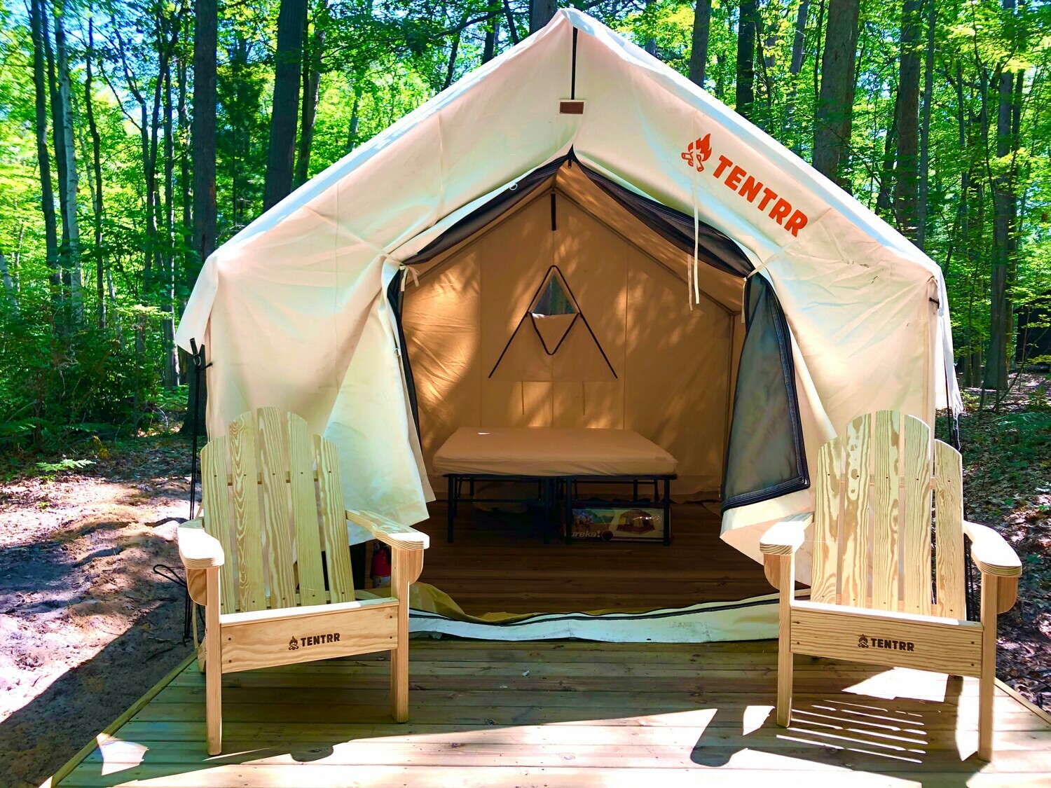 Michigan Sleeper State Park Forest Glade B Single Camp 4 Photos